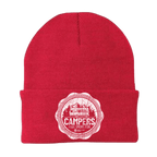 Camping Seal Embroidered Beanie
